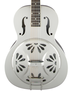 Gretsch G9221 Bobtail Steel Round-Neck A.E., Steel Body Spider Cone Resonator Guitar, Fishman Nashville Resonator Pickup