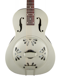 Gretsch G9201 Honey Dipper Round-Neck, Brass Body Biscuit Cone Resonator Guitar, Shed Roof Finish