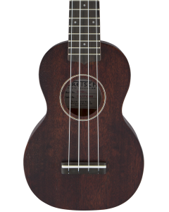 Gretsch G9100-L Soprano Long-Neck Ukulele with Gig Bag. Ovangkol FB, Vintage Mahogany Stain