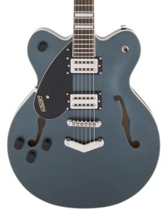 Gretsch G2622LH Streamliner Center Block Double-Cut Left Handed Electric Guitar with V-Stoptail. Broad'Tron BT-2S Pickups, Laurel FB, Gunmetal