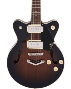 Gretsch G2655-P90 Streamliner Center Block Jr. Double-Cut P90 w/ V-Stoptail Semi-Hollow Electric Guitar. Laurel Fingerboard, Brownstone