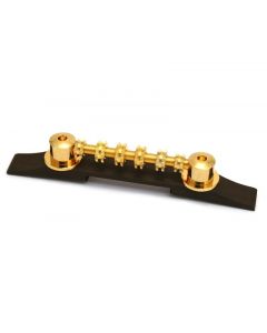 Gretsch Bridge Assembly, Space Control, Gold with Base
