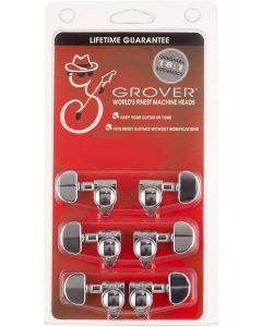 Grover 102C 3 on a Side Chrome Machine Heads
