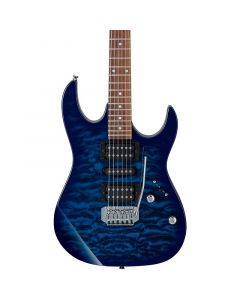 Ibanez GRX70QATBB Electric Guitar Transparent Blue Burst