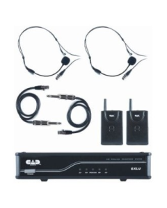 CAD Audio GXLUBBK Dual Bodypack Microphone Wireless System K Frequency