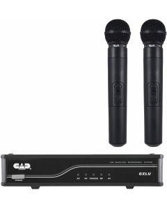 CAD Audio GXLUHHL Dual Cardioid Dynamic Handheld Microphone System L Frequency