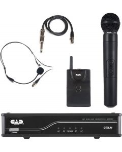 CAD Audio GXLUHBL Combo Bodypack Microphone Wireless System L Frequency