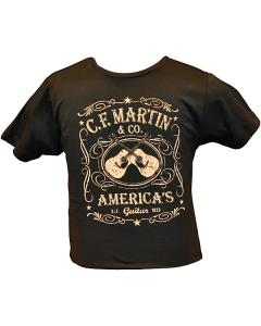 Martin Dual Guitars Vintage T-Shirt Black Large