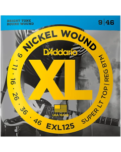 D'Addario EXL125 XL Nickel Wound Electric Guitar Strings 9-46