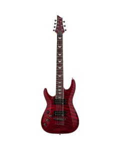 Schecter Omen Extreme-7 Electric Guitar. Left Handed Black Cherry.  TGF33