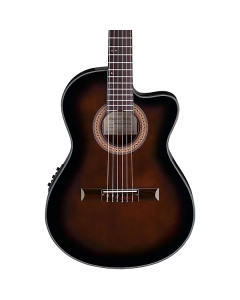 Ibanez GA35TCEDVS Acoustic-Electric Nylon String Guitar -Dark Violin Sunburst TGF33