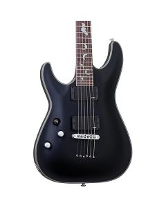 Schecter Damien Platinum-6 Electric Guitar. Left Handed Satin Black.  TGF33