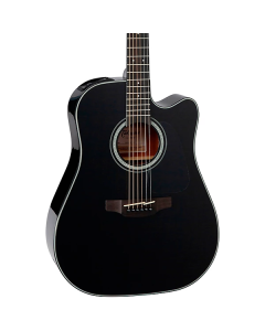 Takamine GD30CE BLK Dreadnought Cutaway Acoustic Electric Guitar. Gloss Black