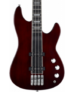 Hagstrom SUSWEB-NMG Super Sweded Electric Bass. Natural Mahagony