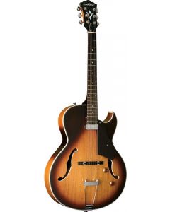 Washburn HB15CTSK-O Hollowbody Electric Guitar. Tobacco Sunburst