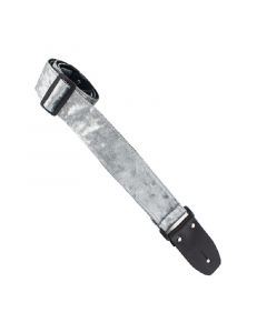 Henry Heller Lock-It 2" Crushed Velvet Strap Silver