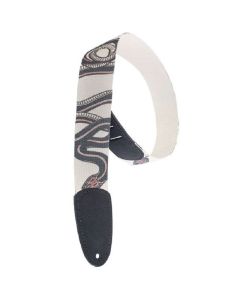 Henry Heller David Hale Print Design Cotton Snake Guitar Strap
