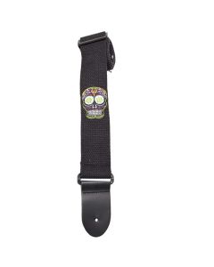 Henry Heller 2'' Cotton Guitar Strap Sugar Skull