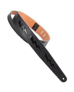 Henry Heller 2" Bolt Series Leather Strap Black/Black Patent