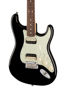 Fender American Pro Stratocaster HH ShawBucker Electric Guitar. Rosewood FB, Black