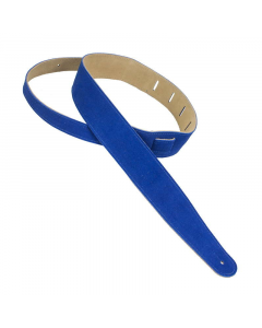 Henry Heller HBS25-BLU 2.5'' Basic Suede Strap