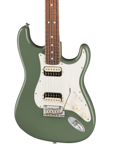 Fender American Pro Stratocaster HH ShawBucker Electric Guitar. Rosewood FB, Antique Olive