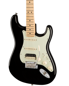 Fender American Pro Stratocaster HSS ShawBucker Electric Guitar. Maple FB, Black