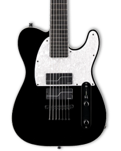 ESP STEF T7B 7 String Electric Guitar. Black