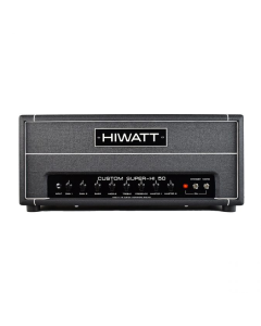 Hiwatt SUPER-HI50H 2-Channel Amplifier Head  w/ Extreme Gain. 50 Watts