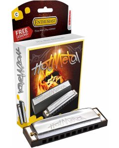 Hohner 572BXA Harmonica Hot Metal Blistered - Model A