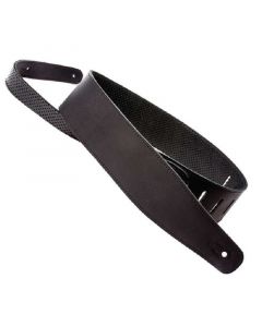 Henry Heller PATENT LEATHER BLACK, UNDERSIDE POCKET 2.5" GUITAR STRAP