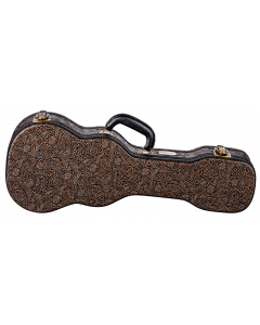 Luna Hard Case Tooled Leather for Concert Ukulele
