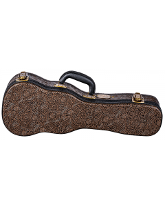 Luna Hard Case Tooled Leather for Soprano Ukulele