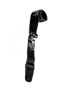 Henry Heller 2" Sublimation Design B/W Skull Guitar Strap
