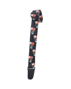 Henry Heller 2" Sublimation Skulls w/ Helmet Guitar Strap