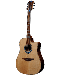 Lag THV10DCE Tramontane HyVibe Acoustic-Electric Smart Guitar w/ Bluetooth