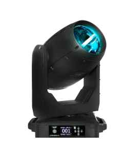 American DJ HYD359 Hydro BeamIncludes CMY color mixing, 17 static GOBOS, two rotating prisms, a frost filter, and integrated Aria X2 wireless DMX control and remote fixture management