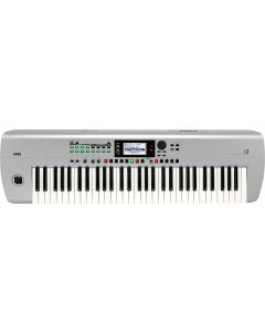 Korg i3 Music Workstation Arranger Keyboard, 61-Key Silver TGF11