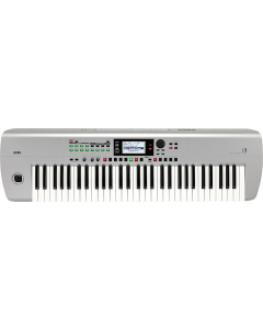 Korg I3MS i3 Music Workstation Keyboard. Matte Silver