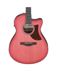 Ibanez AAM50CE Advanced Acoustic Auditorium Acoustic-electric Guitar - Coral Red Burst