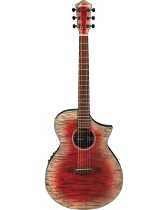 Ibanez AEWC32FMGRD Acoustic Electric Guitar - Glacier Red Burst