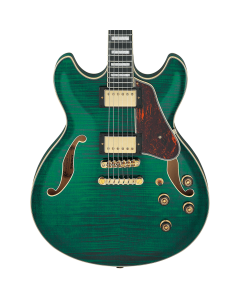 Ibanez AS93FMTMG Artcore Expressionist Electric Guitar - Transparent Moss Green