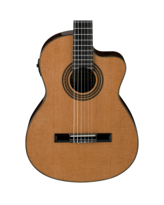 Ibanez GA6CE Cutaway Classical Acoustic Electric Guitar. Natural