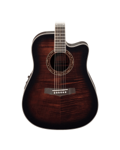 Ibanez Performance Series PF28ECE-DVS Acoustic-Electric Guitar Dark Violin Sunburst TGF11