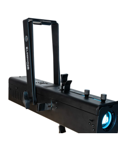 American DJ IKO400 Ikon Profile Plus;40W LED gobo projector.  combines a powerful 40W LED, an interchangeable glass GOBO and manually adjustable beam angle/focus features