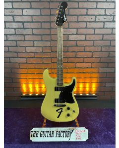 TGF Chop Shop Squier "Strat-O-Sonic" Custom Dual P-90 Stratocaster, Vintage Blonde Electric Guitar w/ Gig Bag SN0707