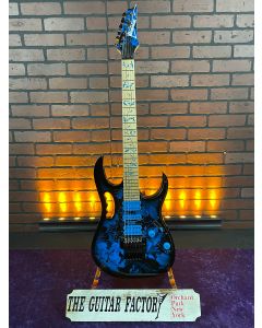 2016 Ibanez JEM77PBFP Steve Vai Signature Jem Electric Guitar, Blue Floral w/ Hard Case SN0106