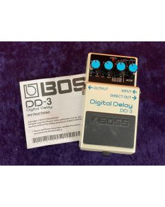 Boss DD-3 Delay Pedal (Dark Grey Label) Delay Effect Pedal - SN0910