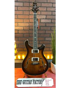 PRS SE Hollowbody II Piezo Electric Guitar - Black Gold Burst