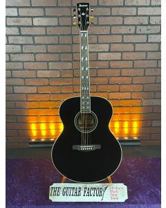 Ibanez AJ70M1E Artwood Jumbo Acoustic-Electric Guitar - Black High Gloss TGF11